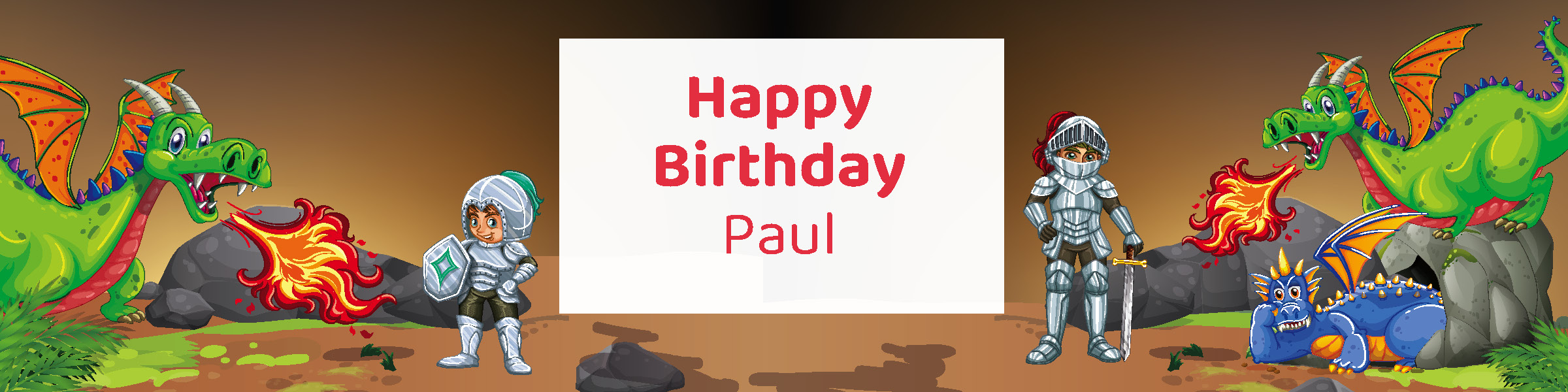 Knight and dragon quest personalized birthday party water bottle label printable