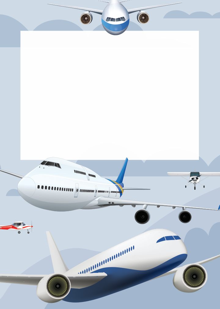 Airplane Birthday birthday party printable preview