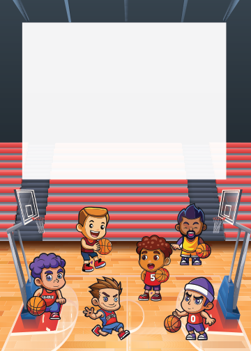 Basketball Birthday thank you tag