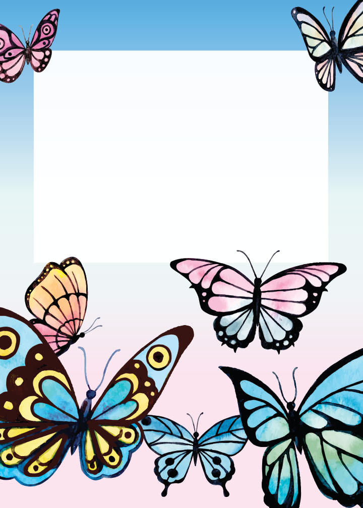 Butterflies Birthday birthday party printable preview