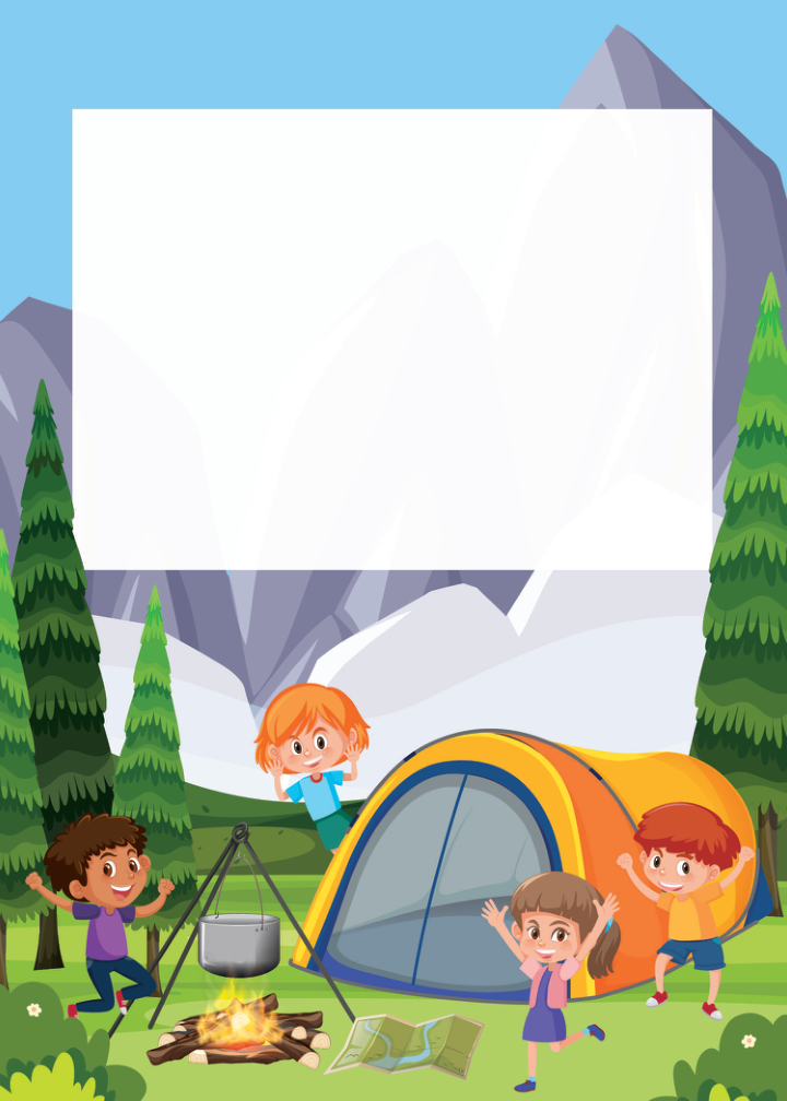 Camping Birthday birthday party printable preview