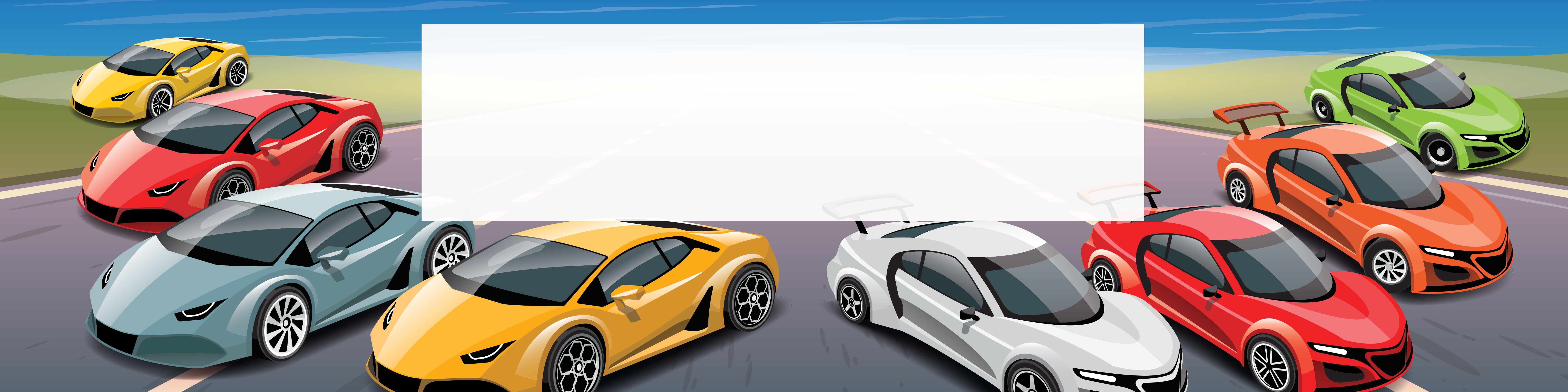 Cars Birthday banner