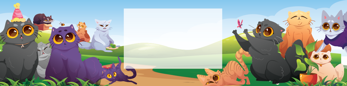 Cats Birthday water bottle label