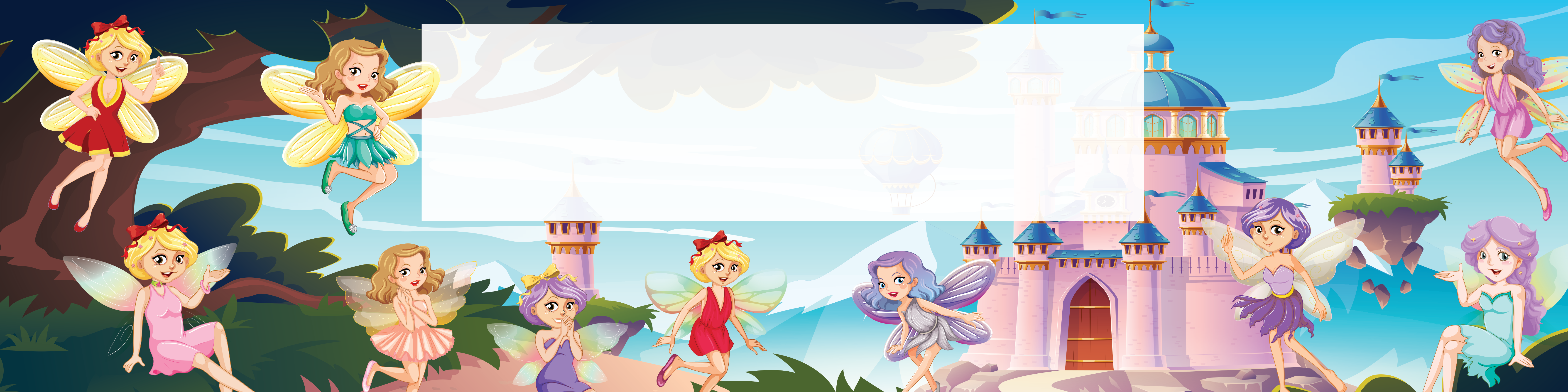 Fairy Birthday banner