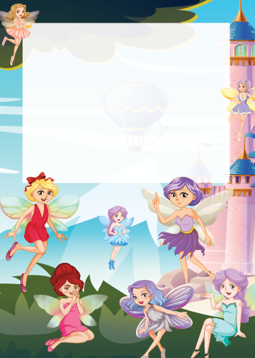 Fairy Birthday thank you tag