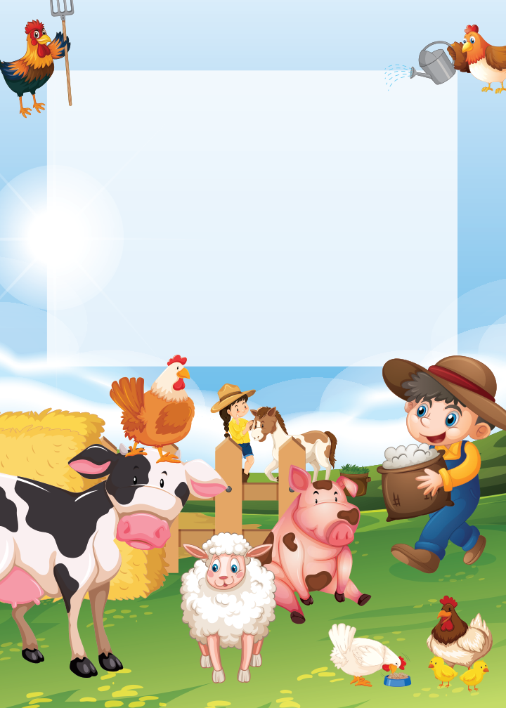 Farm Birthday birthday party printable preview