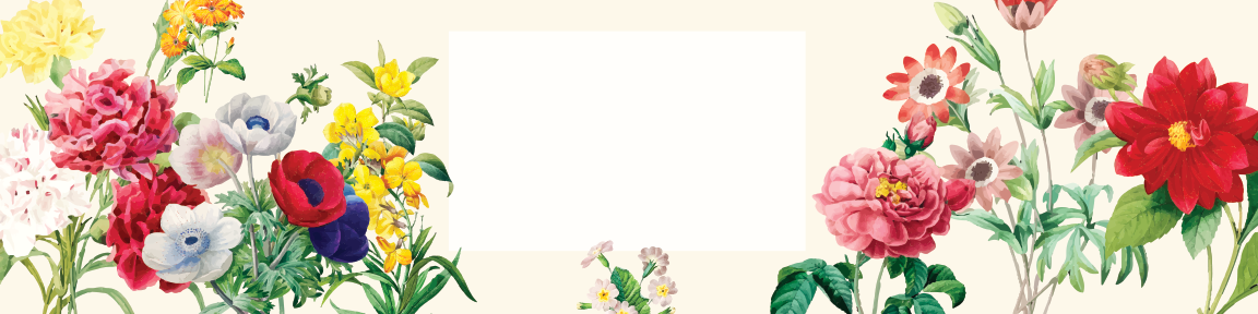 Flowers Birthday water bottle label