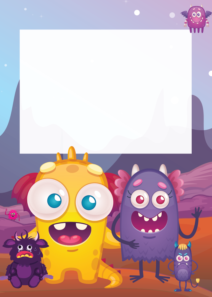 Monsters Birthday birthday party printable preview
