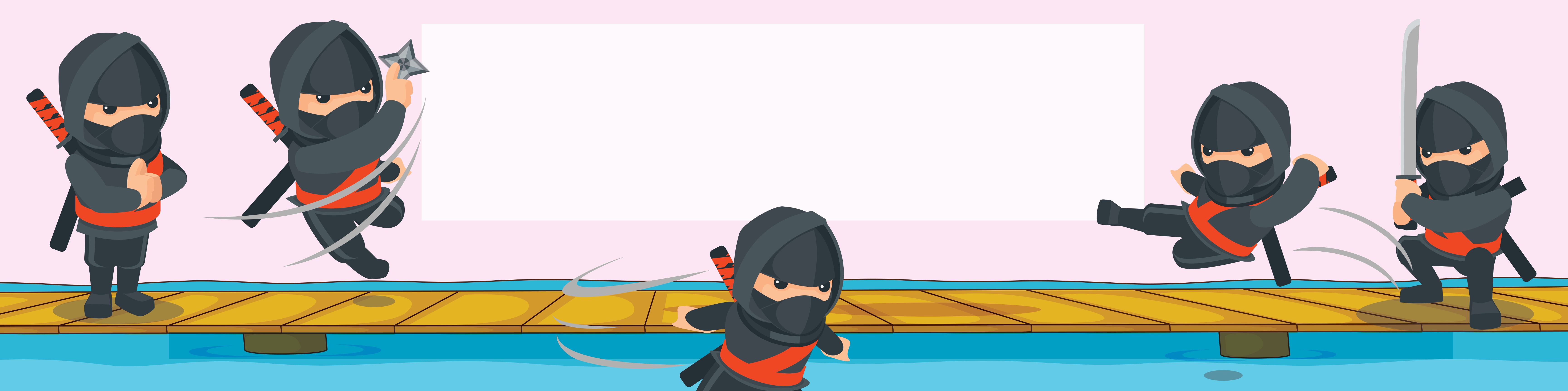 Ninja Birthday banner