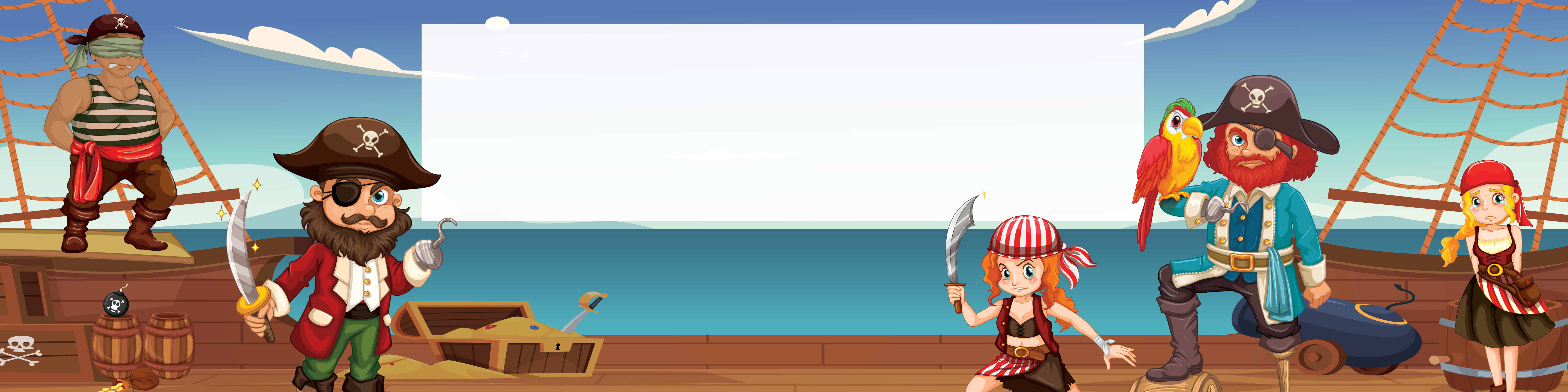 Pirates Birthday banner