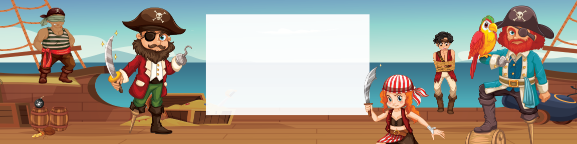 Pirates Birthday water bottle label