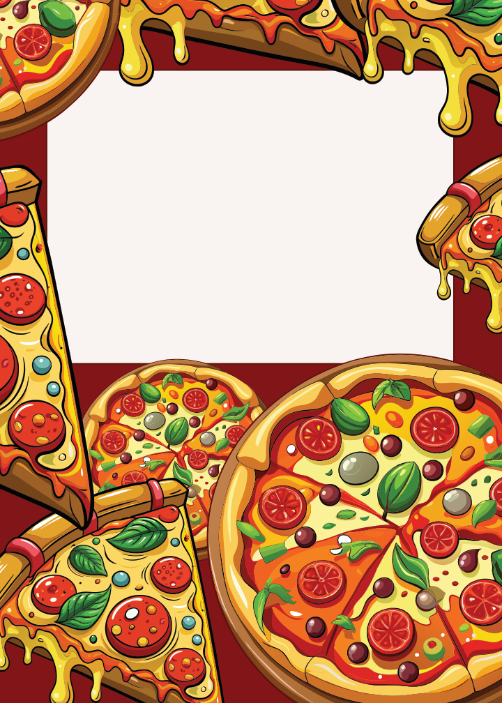 Pizza Birthday birthday party printable preview
