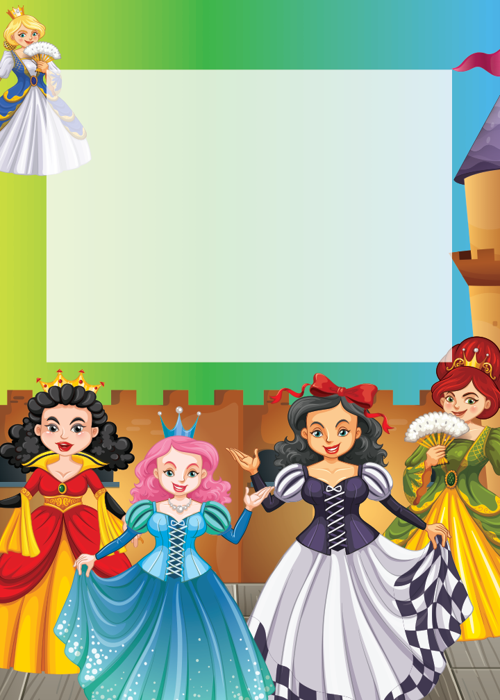 Princess Birthday invitation preview