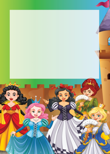 Princess Birthday thank you tag