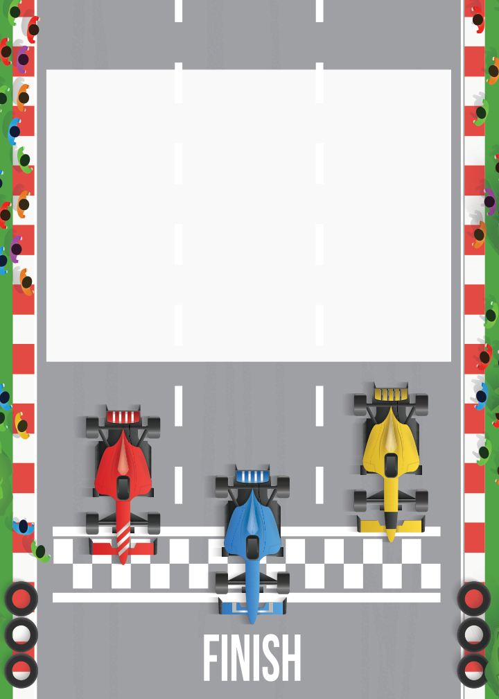 Race Car Birthday birthday party printable preview