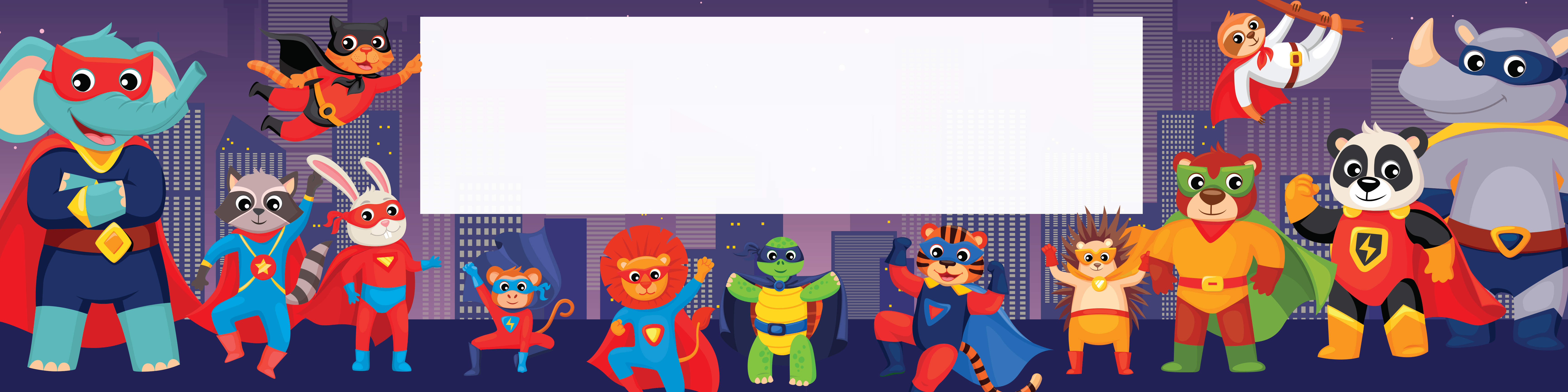 Superhero Animal Squad banner