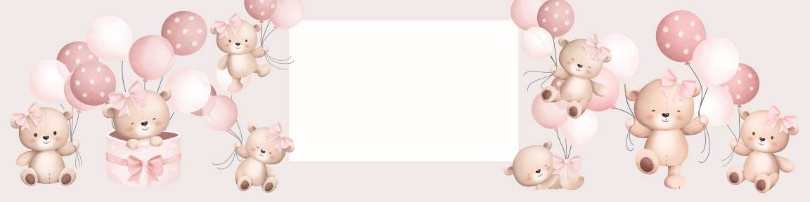 Teddy Bear Birthday water bottle label