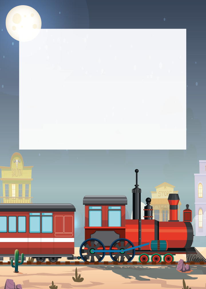 Trains Birthday birthday party printable preview