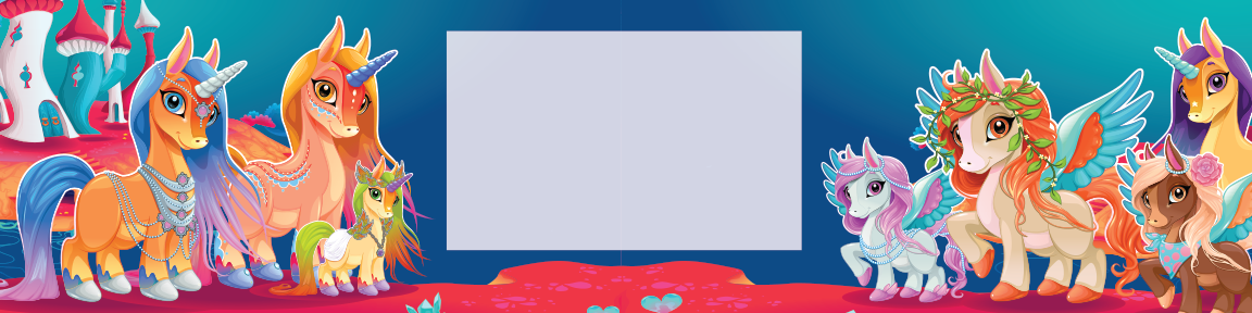 Unicorn Birthday water bottle label